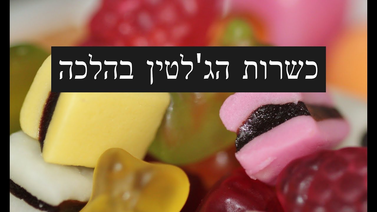 כשרות הג'לטין בהלכה - שיעור בזום מאת הרב דב לנדאו (ירושלים) | מאור הכשרות
