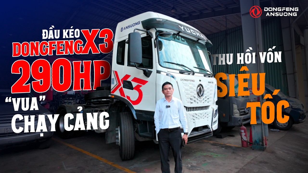Đầu Kéo Dongfeng X3 290HP: 