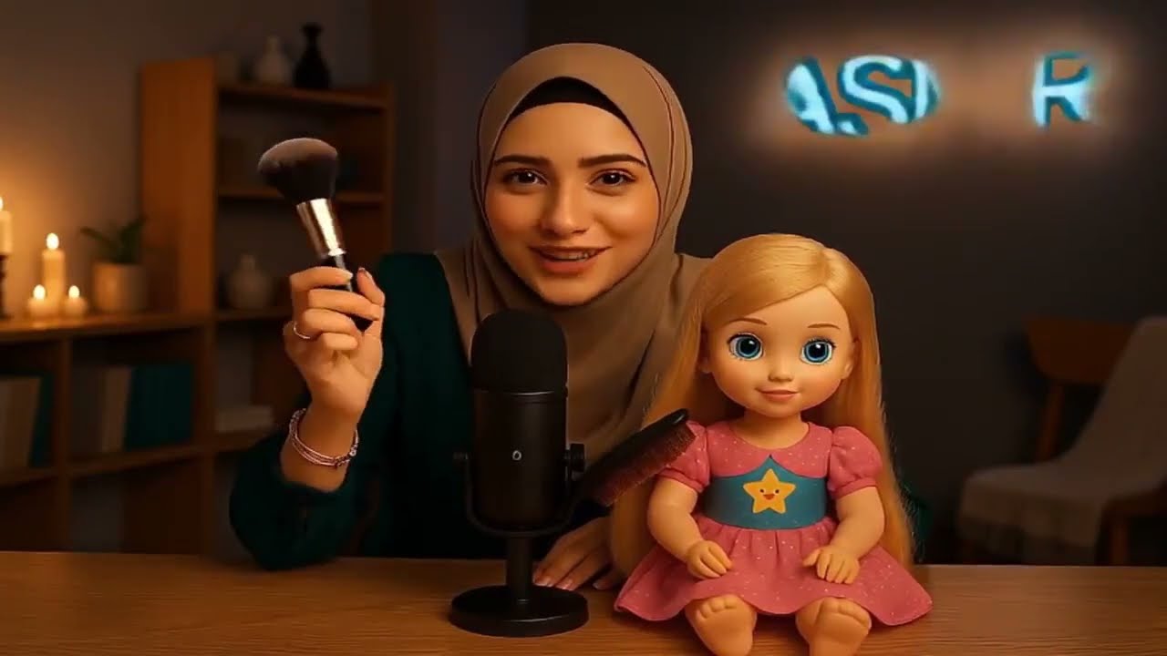 🎀 ASMR تسريح الشعر | حدوتة قبل النوم بصوت ديالا 🌙 فيديو لذيذ ومريح للنوم