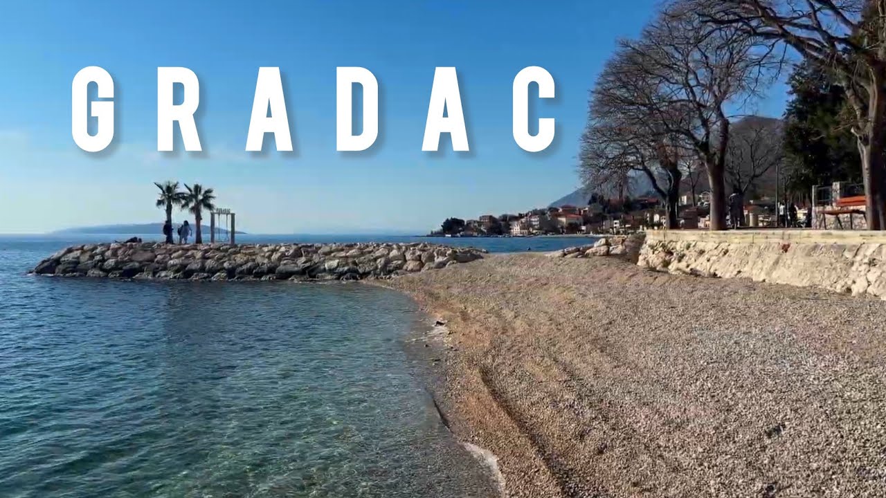 Gradac, Croatia in Early Spring