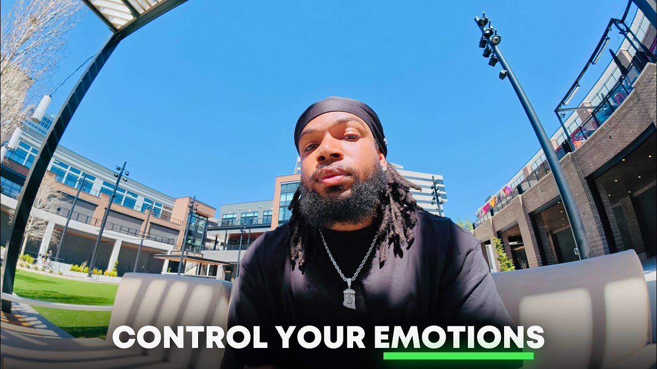 how to be in control of your emotions as a man