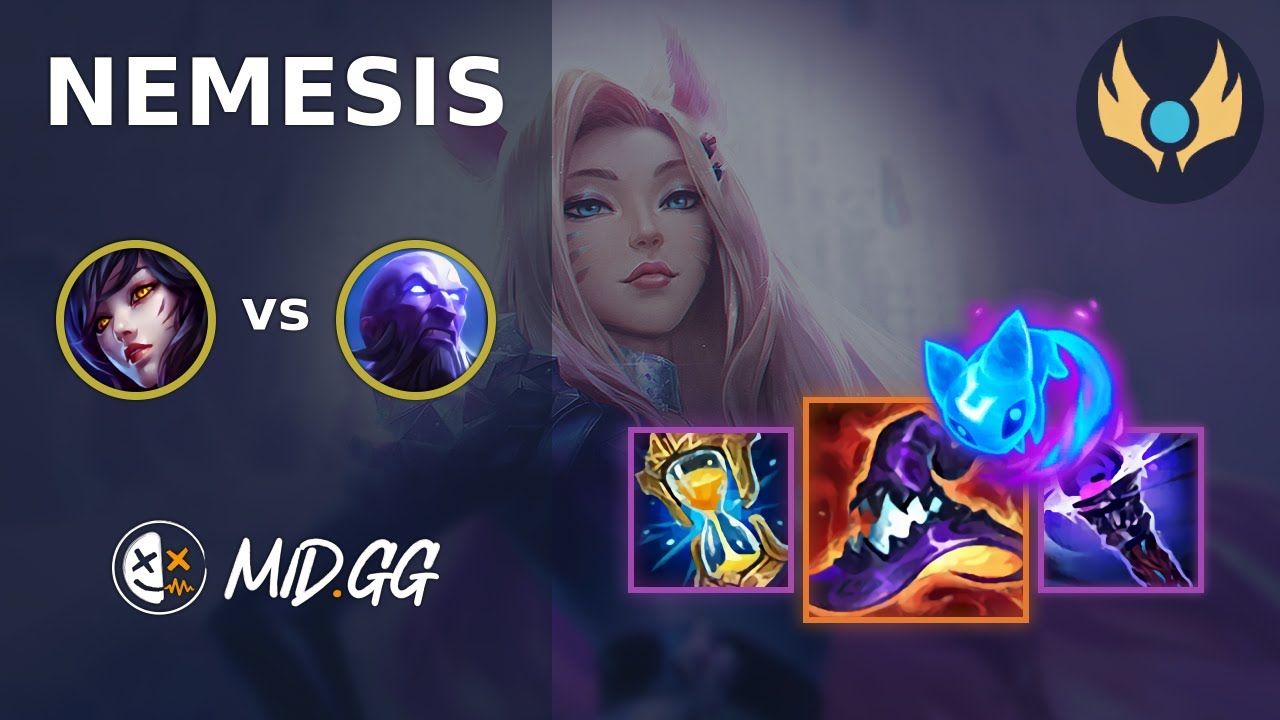 MID.GG: [ Nemesis ] Ahri MID vs Ryze | EUW CHALLENGER | LOL Season 2025