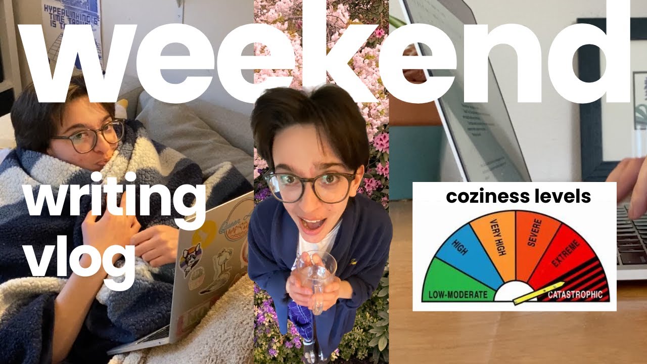 cozy weekend writing vlog 🖊️☕ working on a book even when you don&rsquo;t feel like it