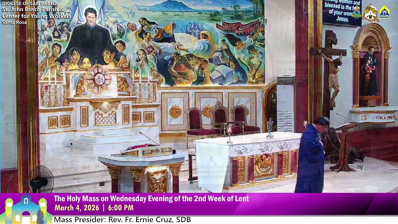 March 4 2026 6:00PM Rosary and Holy Mass on the Wednesday in the 2nd Week of Lent