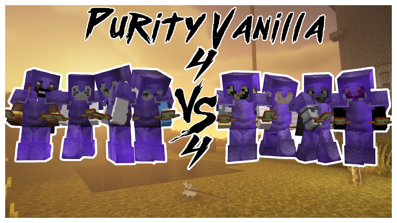 Best Crystal PvP 4v4 on Purity Vanilla | Purity Vanilla