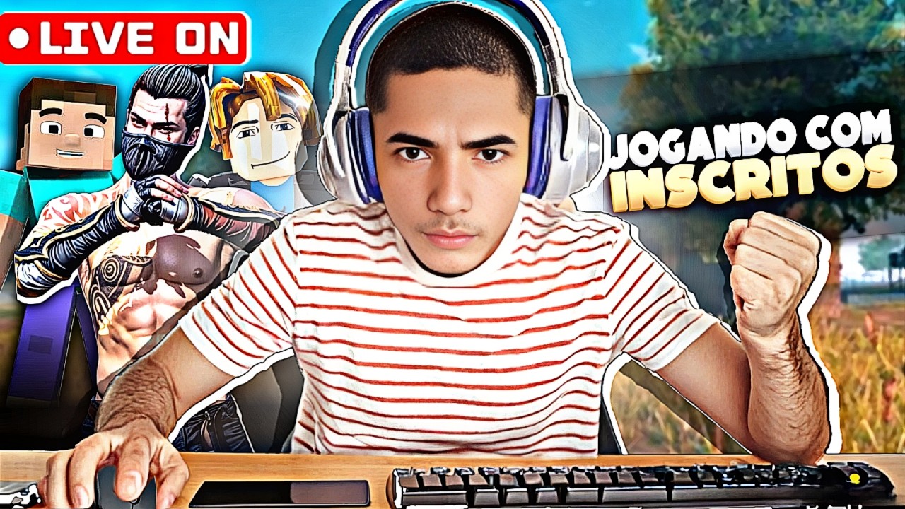🔴LIVE ON- JOGANDO E CONVERSANDO COM OS INSCRITOS 🔥AO VIVO🔥