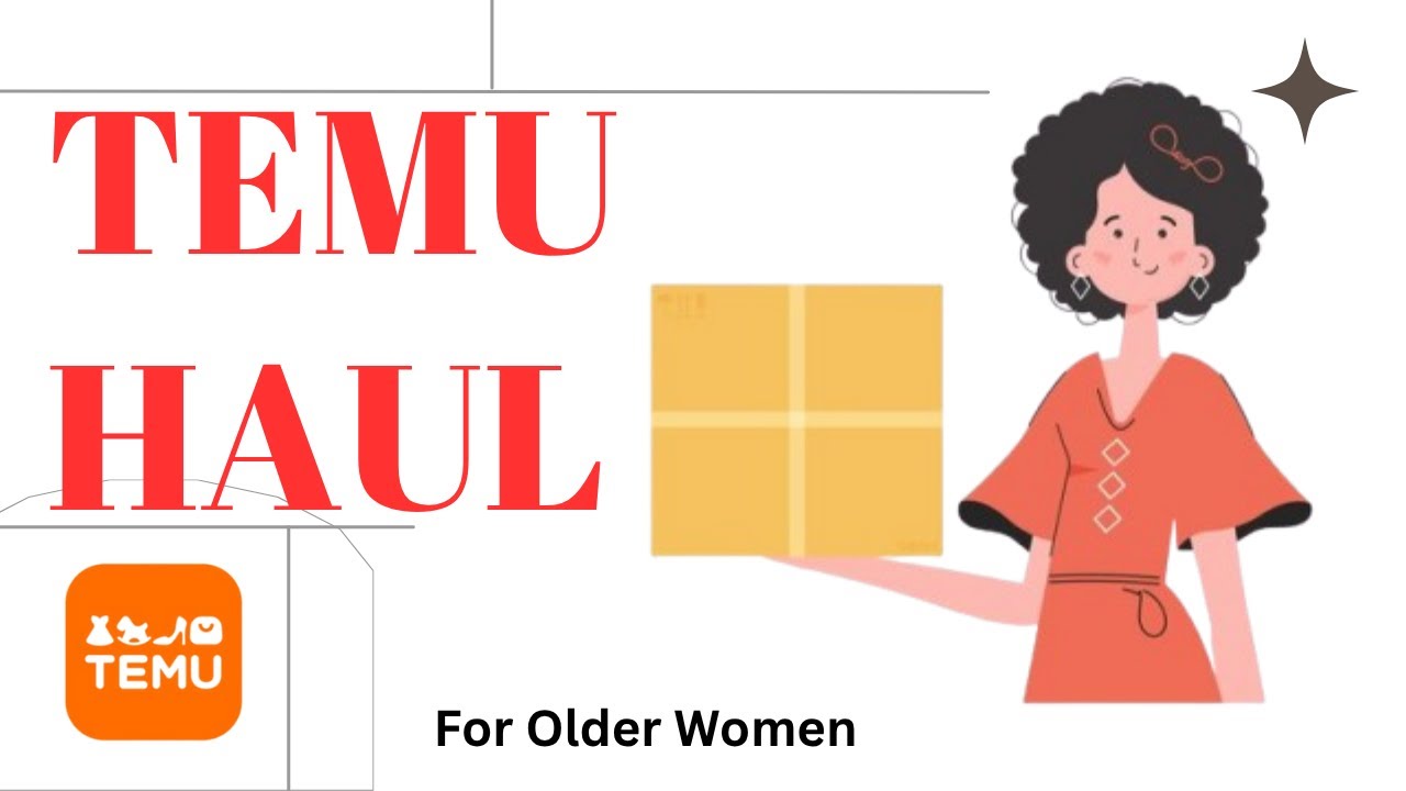 Temu Haul for Older Women.