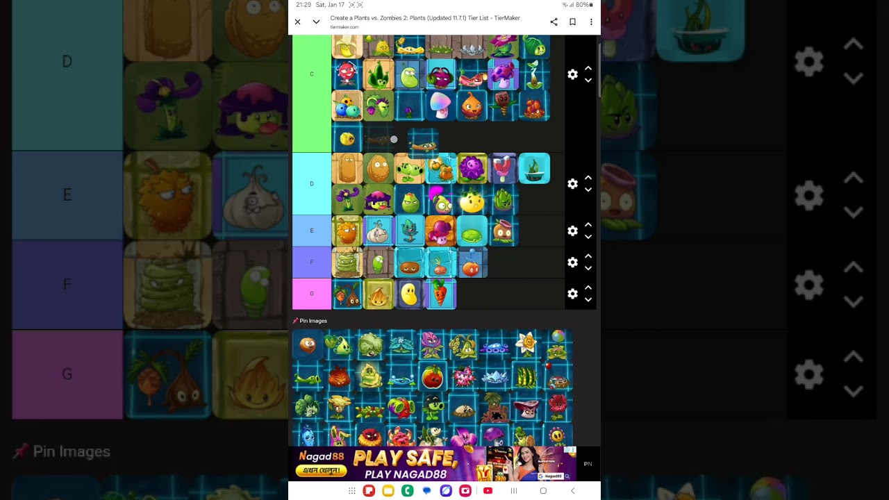 Pvz 2 all plants tier list (part 2/3)
