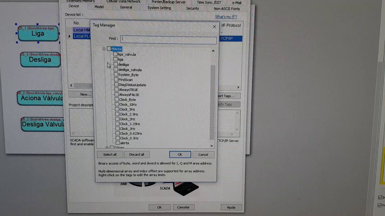 TIA Portal - Configurando HMI Weintek MT8071iP com um PLC 1214C da Siemens