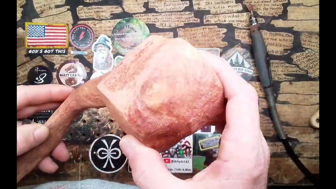 @ResinatingArtByAmyM spoon challenge  cedar root Ladle 