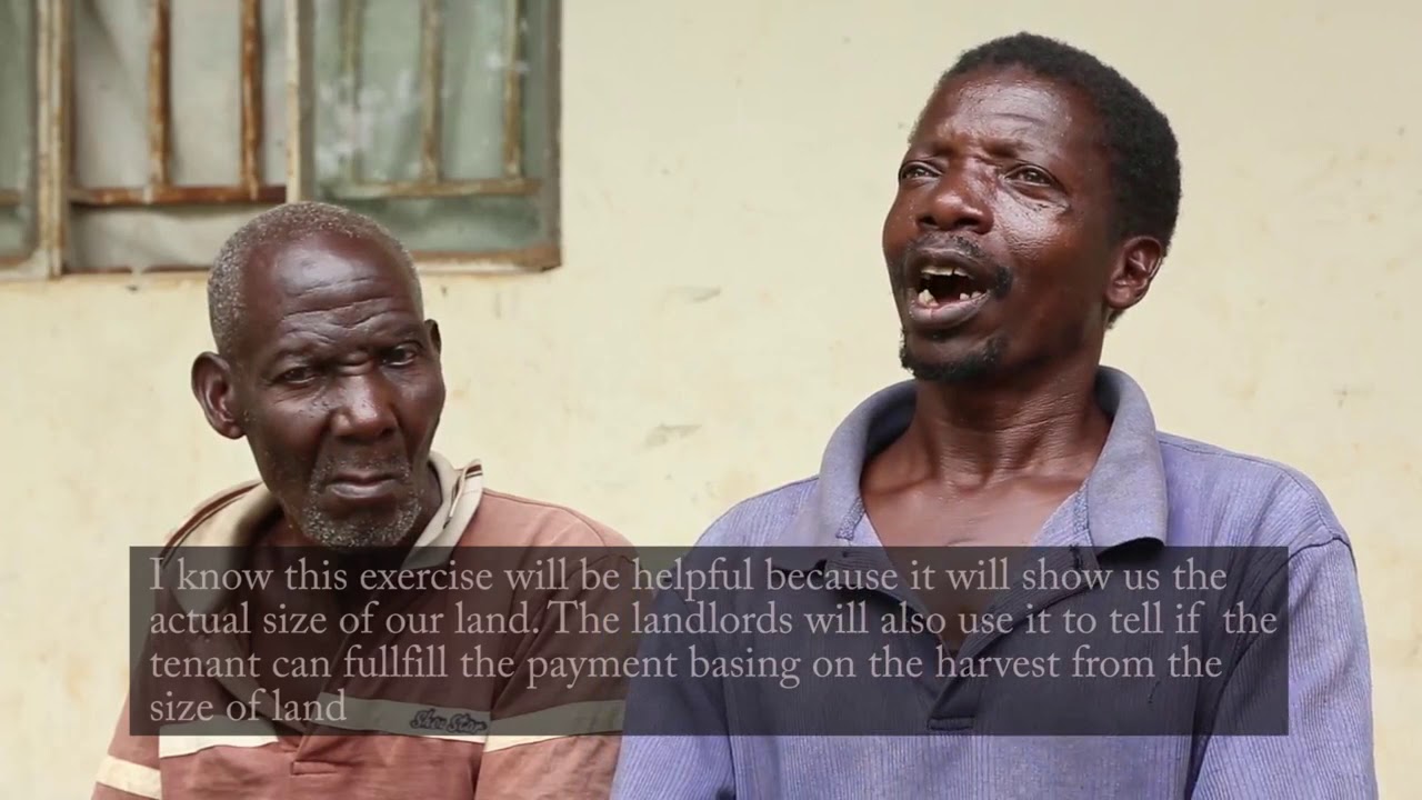 Farmer driven participatory mapping with STDM in Kalangala Uganda