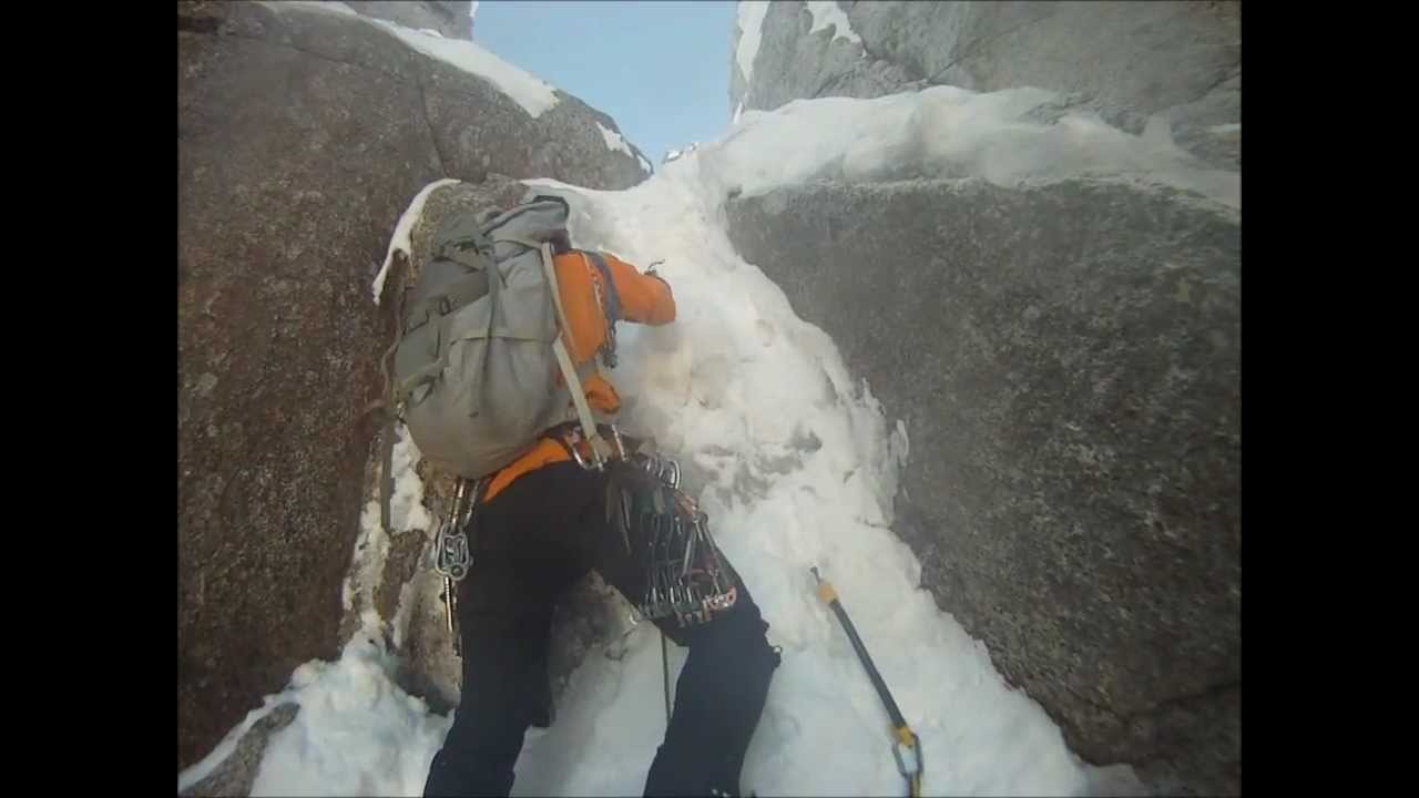 Monte Nero Couloir dell' H Speed flying