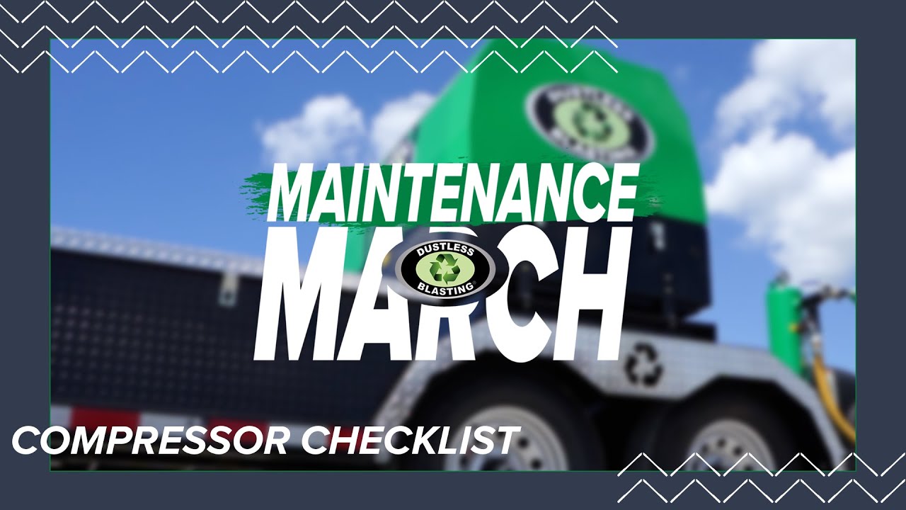 Compressor Maintenance Checklist | Maintenance March