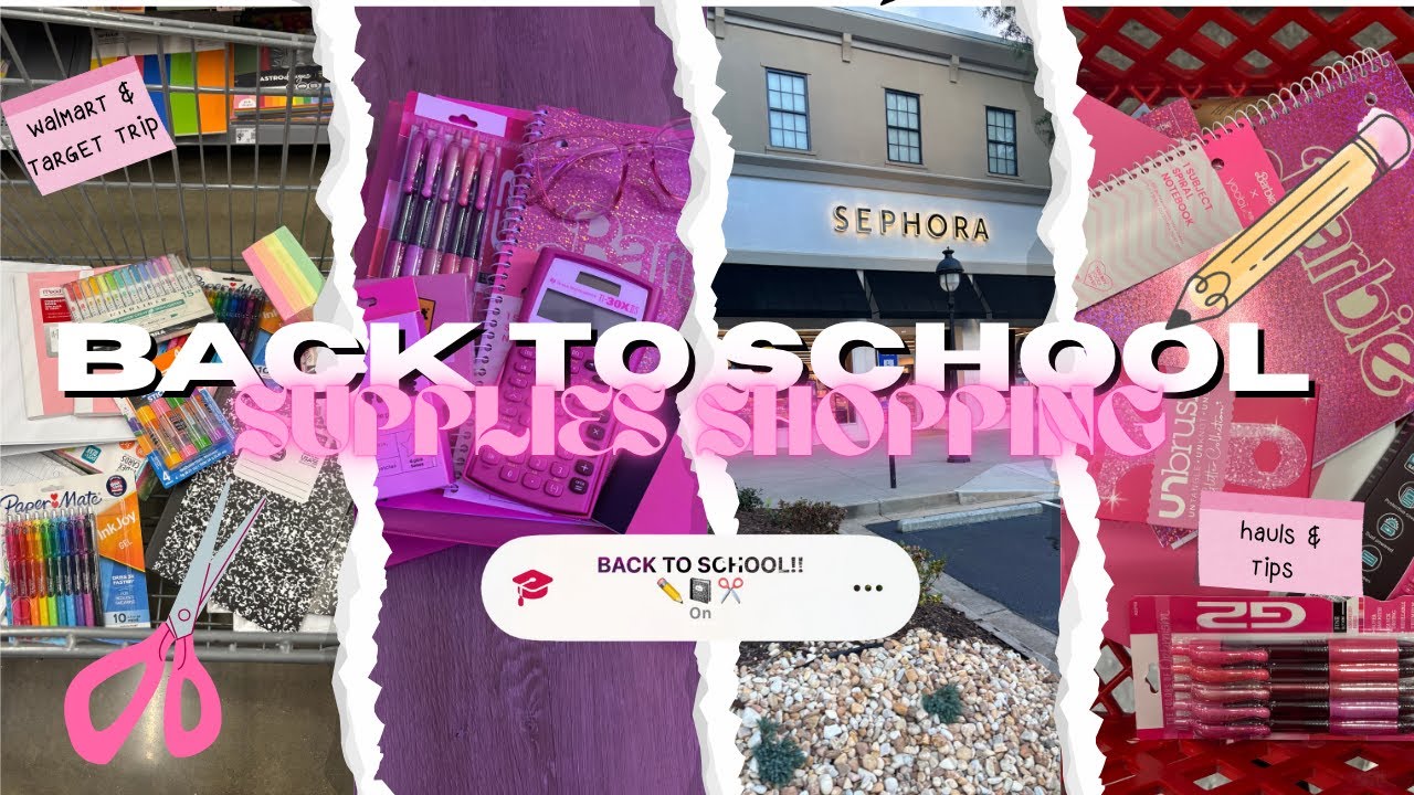 BACK TO SCHOOL SUPPLIES SHOPPING + HAUL 2025 ✰