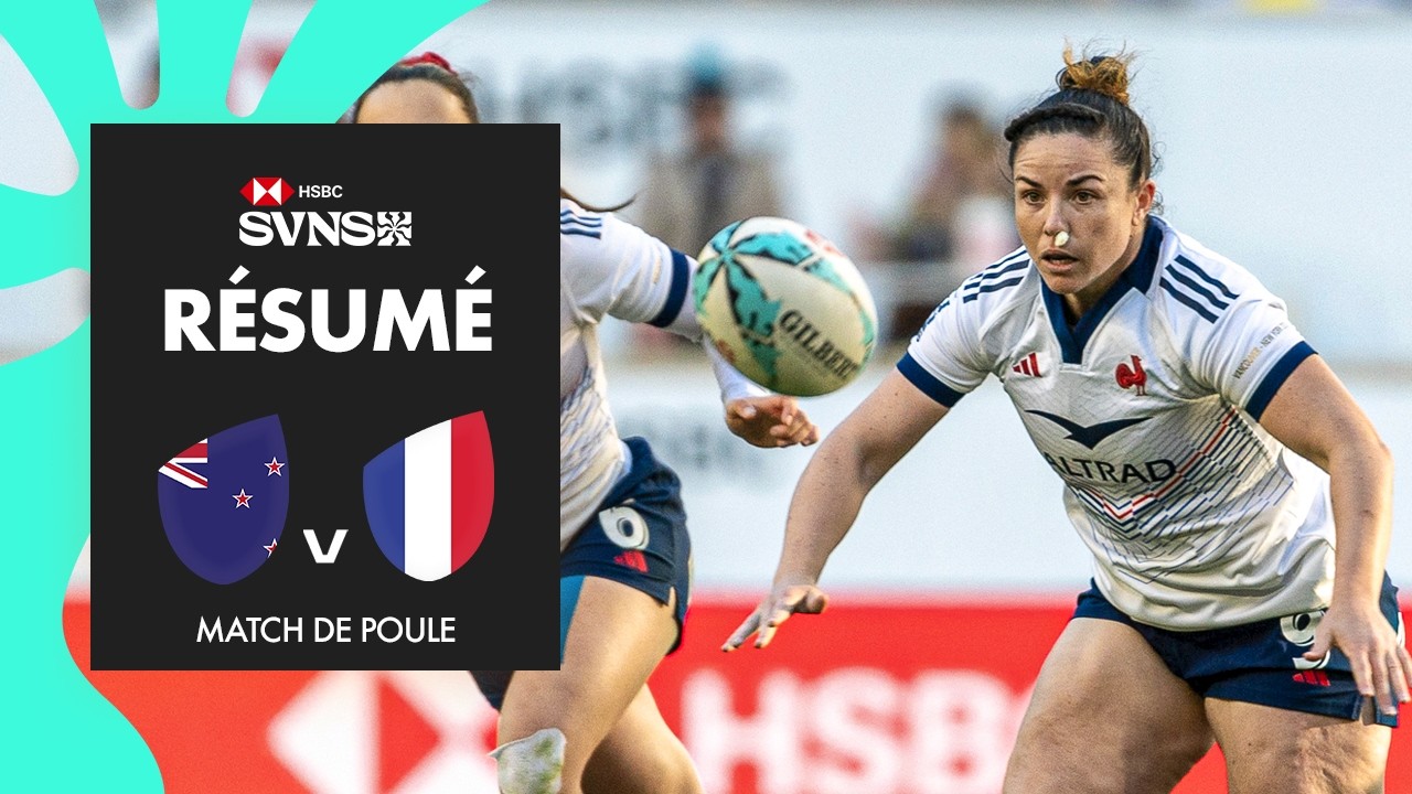 Un match serré du début à la fin 😮‍💨 | Nouvelle-Zélande vs France | HSBC SVNS New York