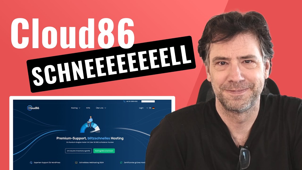 Cloud86 WordPress Hosting 🚀 Schnelle Ladezeiten f&uuml;r deine Website