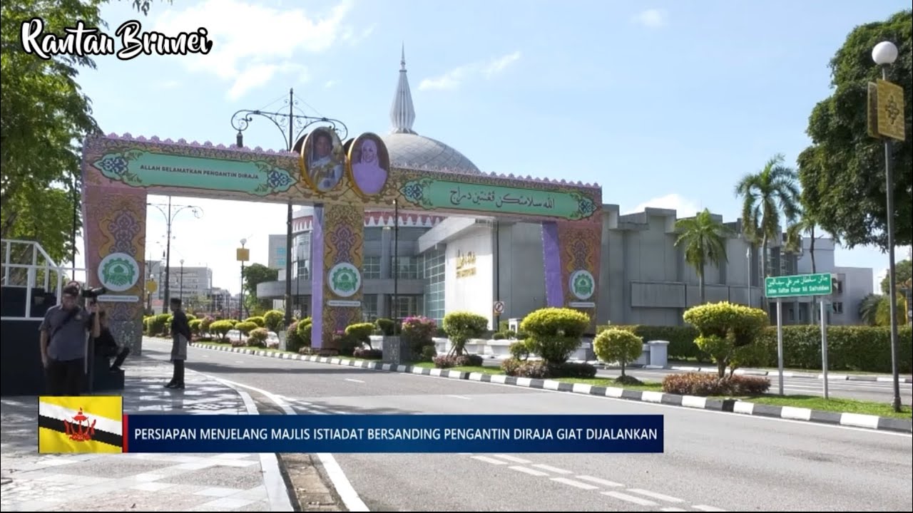 Persiapan Menjelang Majlis Istiadat Bersanding Pengantin Diraja 2024