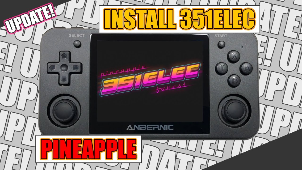 Anleitung: 351ELEC Pineapple (AmberELEC) Firmware installieren | RG351P RG351M RG351V RG351MP | 2023