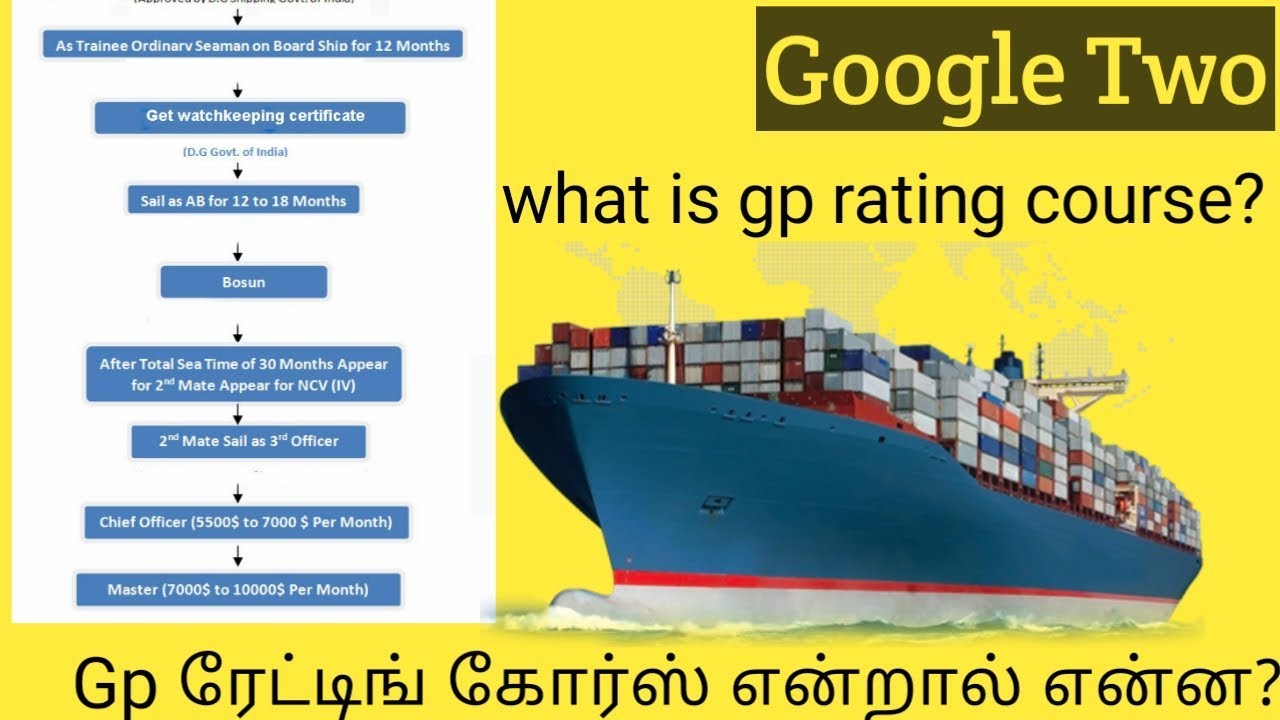 What is GP rating course in marine field  IN TAMIL?