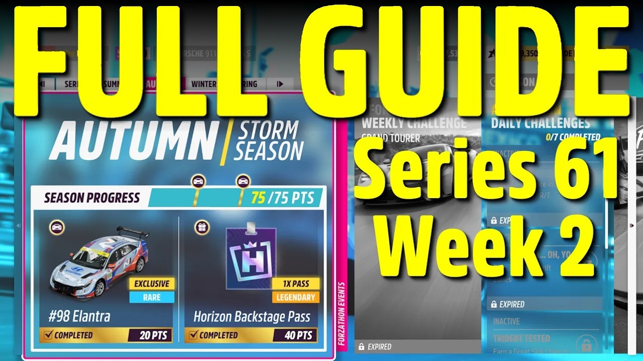Forza Horizon 5 Series 61 Week 2 Autumn Season Festival Playlist Complete Guide + Tune Codes