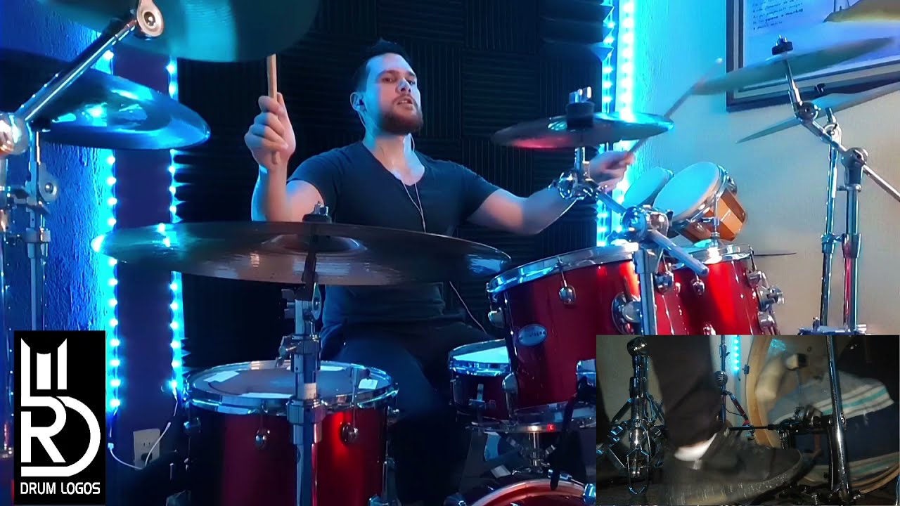 REMOLINEANDO - DRUM COVER  (VERSIÓN METAL)#doblepedal #cover #drumlogos #drumcovers