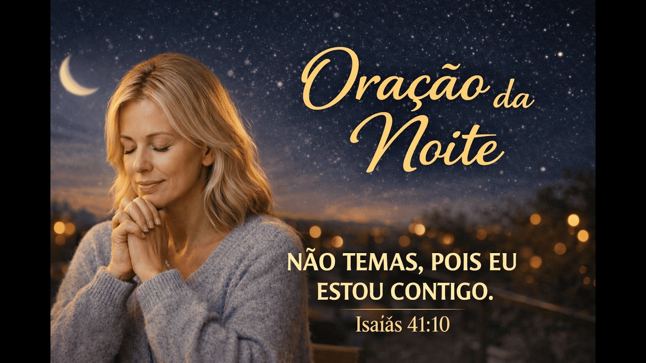 Oração da Noite | Isaías 41:10 #deus #jesus #fe #luznacaminhada #motivacional