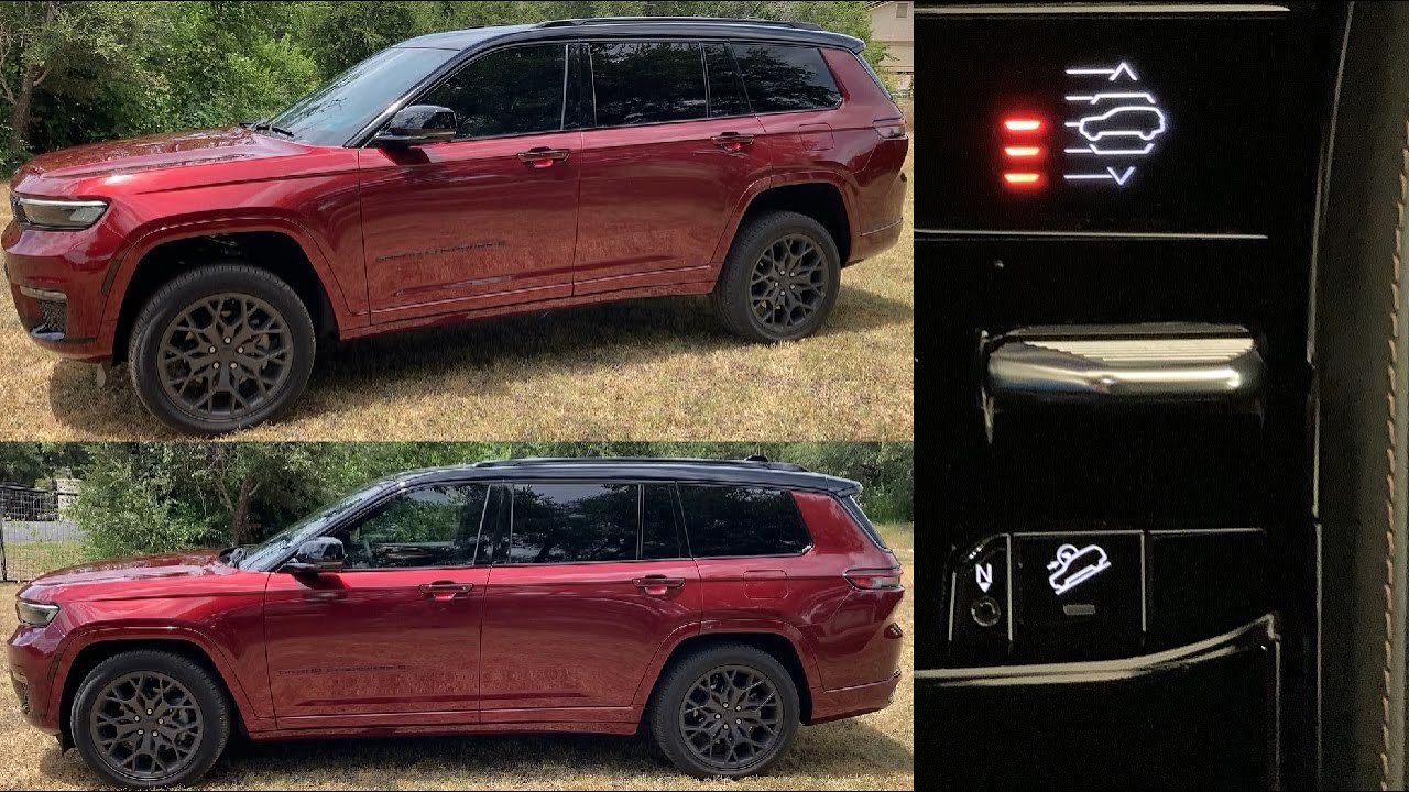 2023 Jeep Grand Cherokee Air Suspension Travel