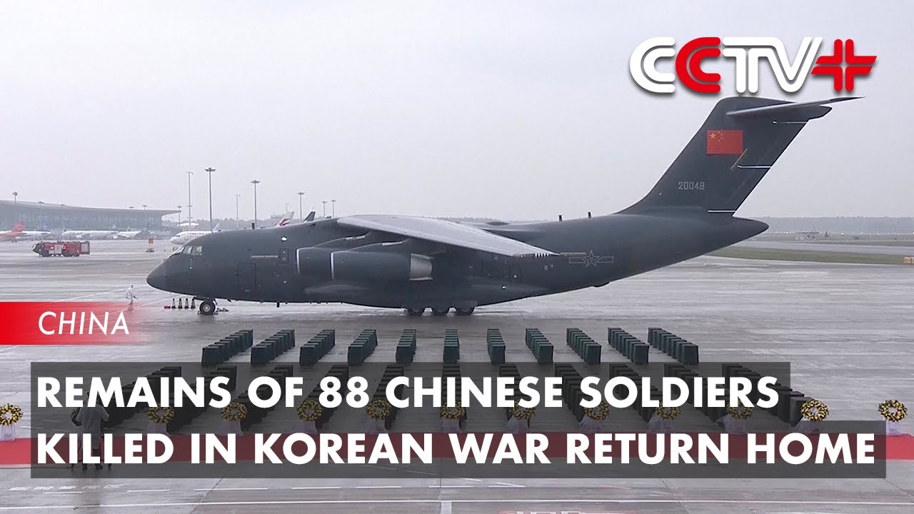 Remains of 88 Chinese Soldiers Killed in Korean War Return Home