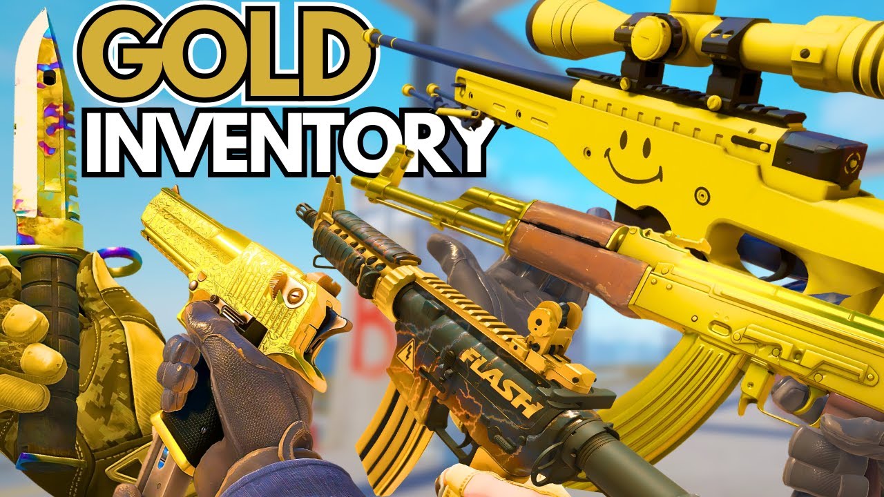 ЛУЧШИЙ ЗОЛОТОЙ инвентарь в 2025 году (БЮДЖЕТНЫЙ Gold Skins Loadout CS2)