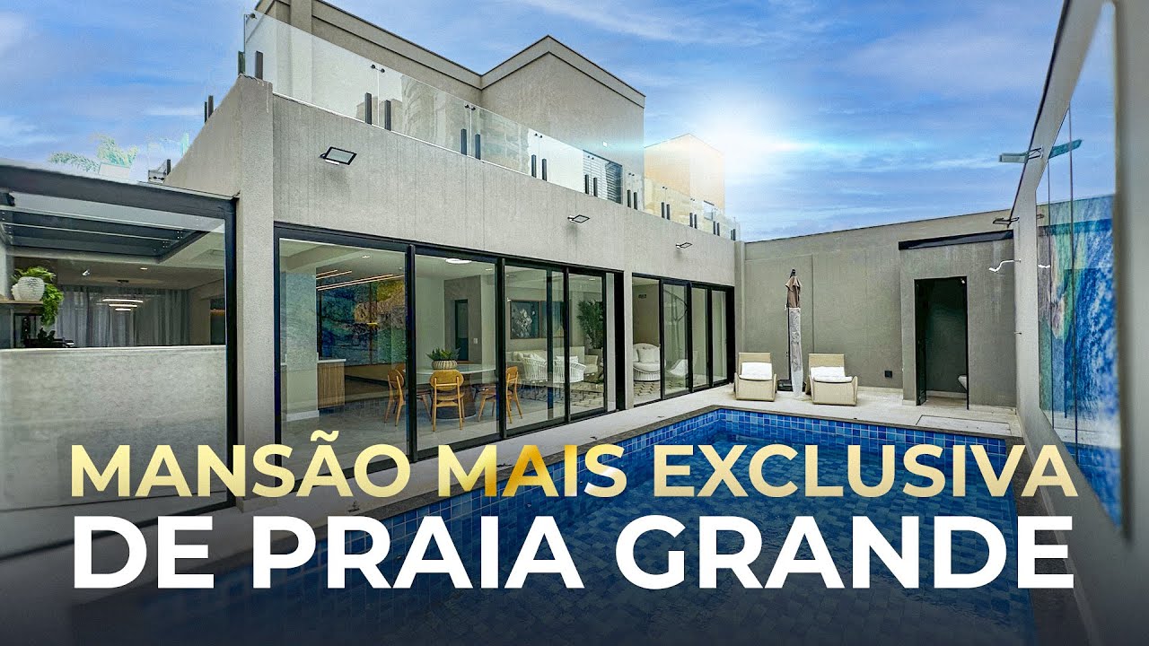 Exclusivo Sobrado de Alto Padrão à Venda no Canto do Forte, Praia Grande/SP