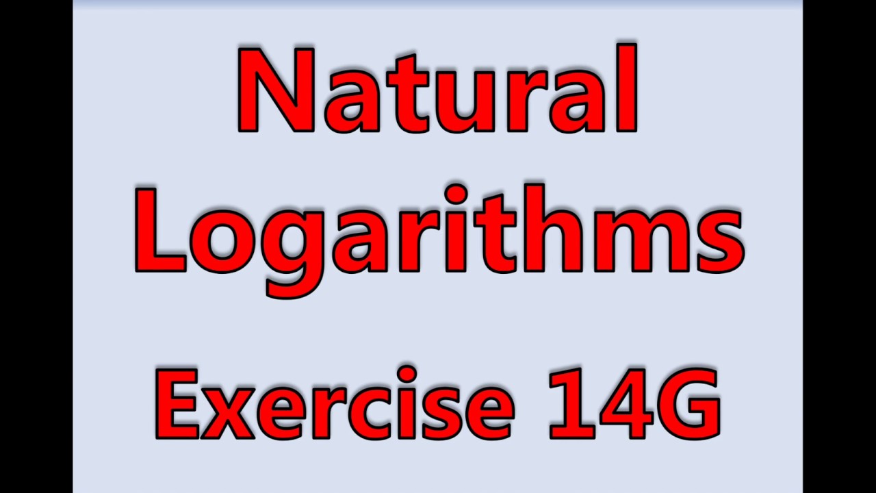 AS Maths - Pure - Natural Logarithms