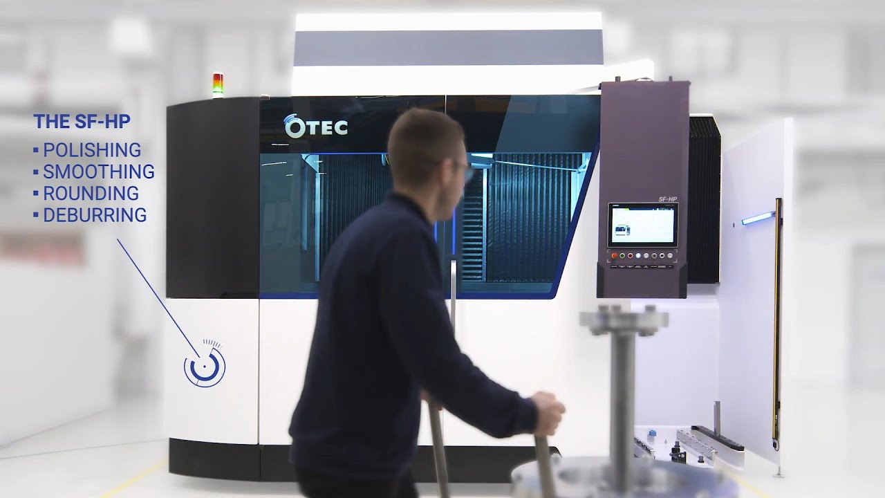 Fintek - large component stream finishing using an OTEC SF-HP