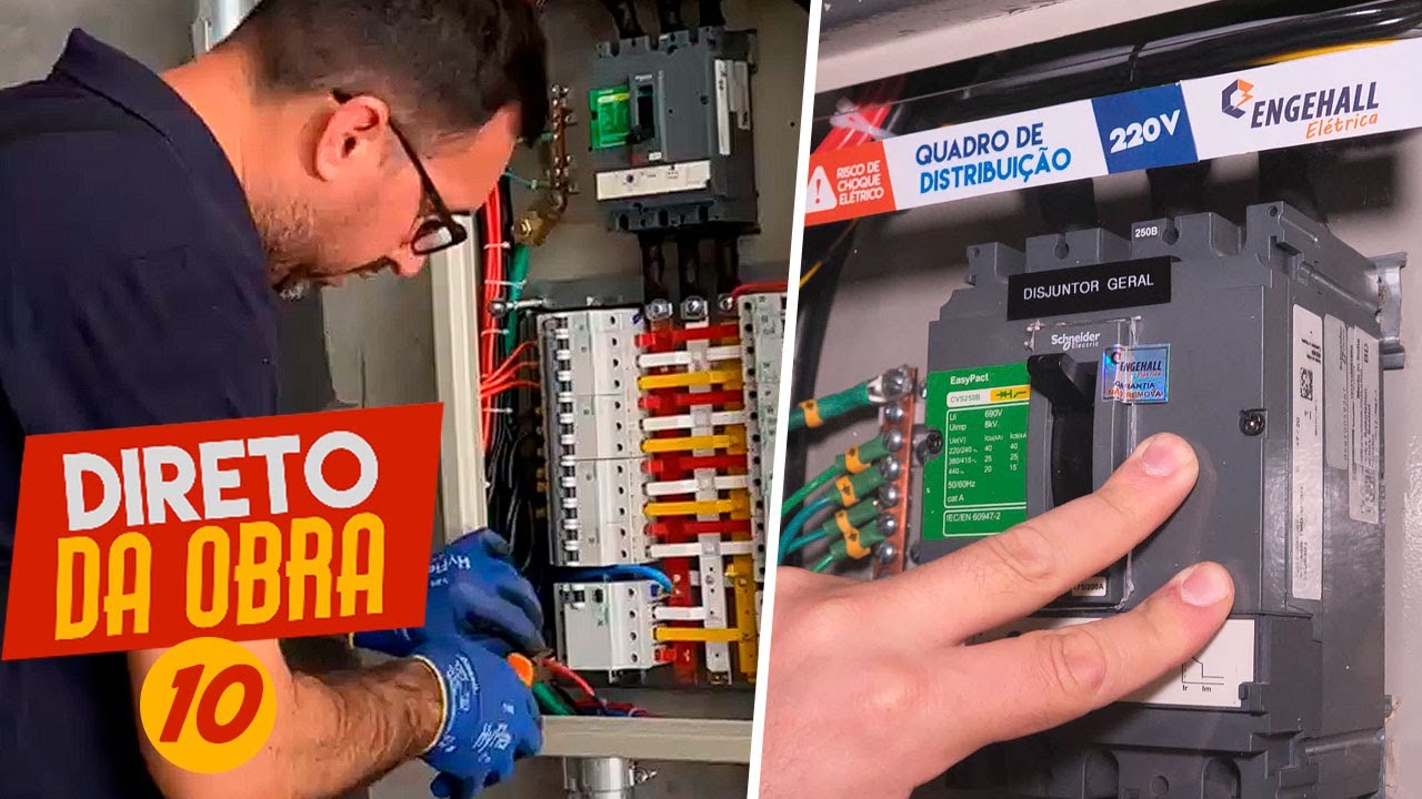 Reforma COMPLETA do QDC espinha de peixe 200A + cabos 95mm² (Passo a passo) 🔧