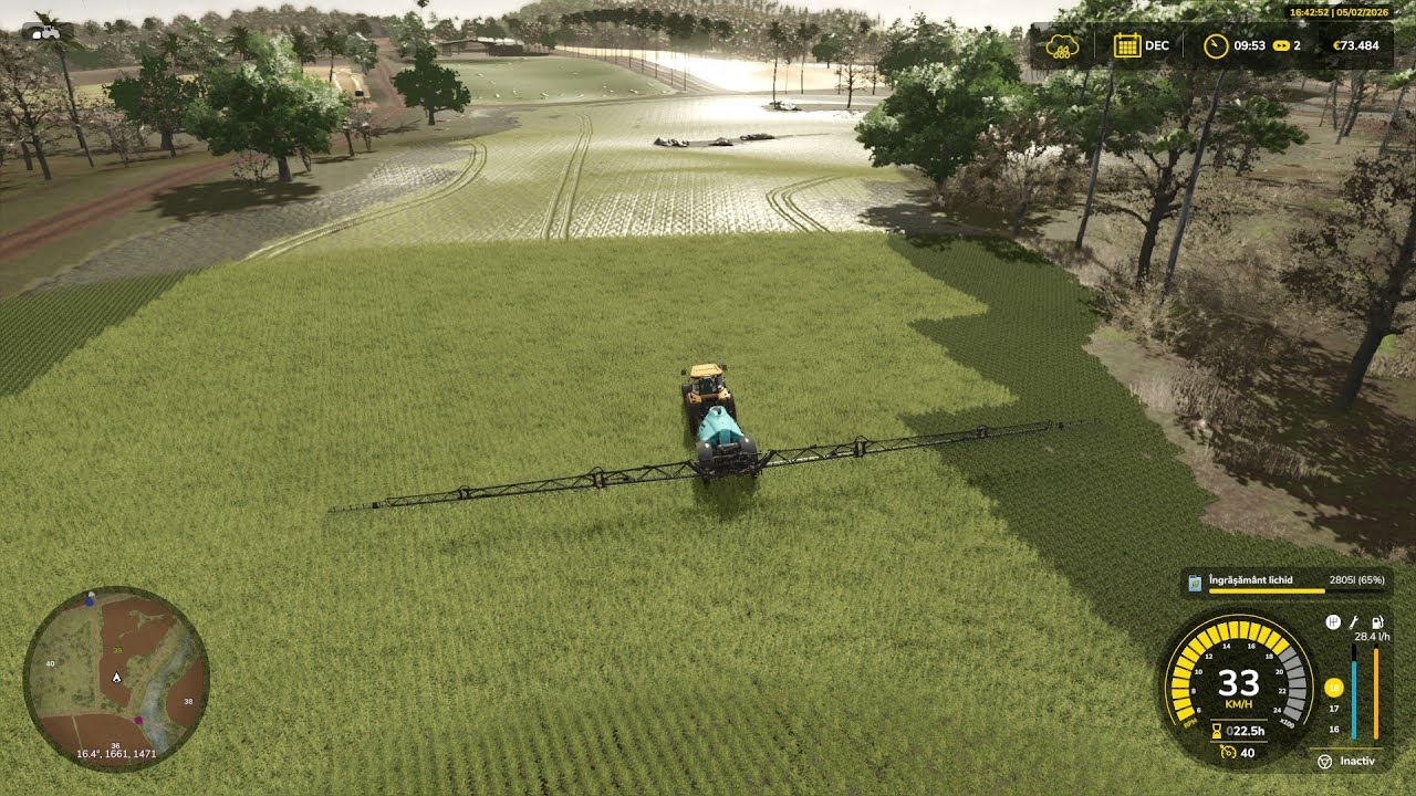 recoltam la orz #farmingsimulator 25 ep.43