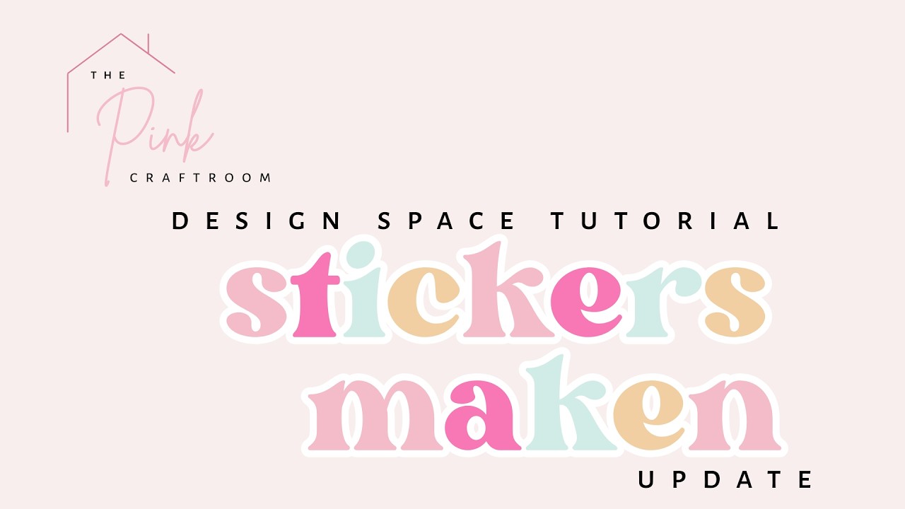 Cricut Design Space Stickers maken tutorial update