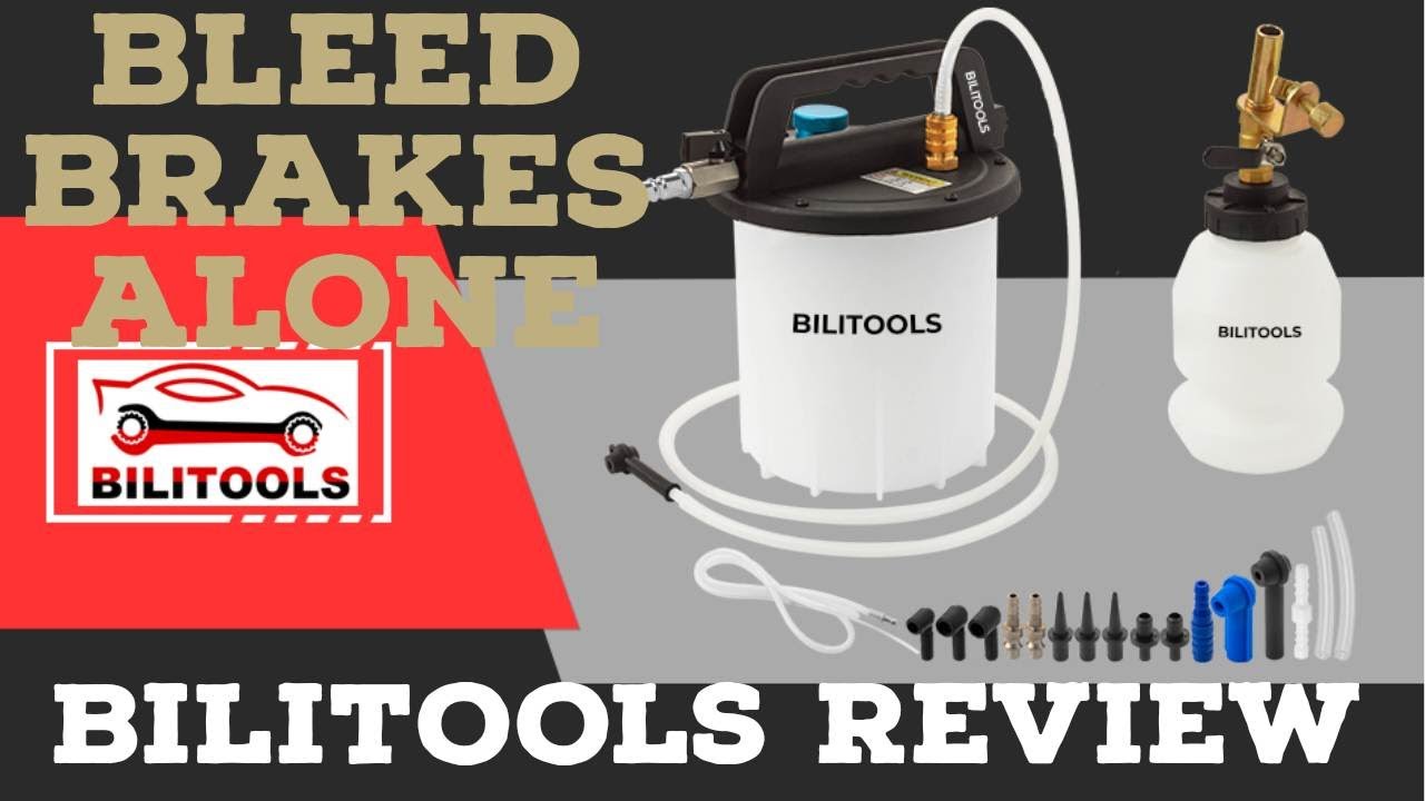 Bilitools pneumatic brake bleeder review, flushing & bleeding brakes on the lamborghini & Duramax