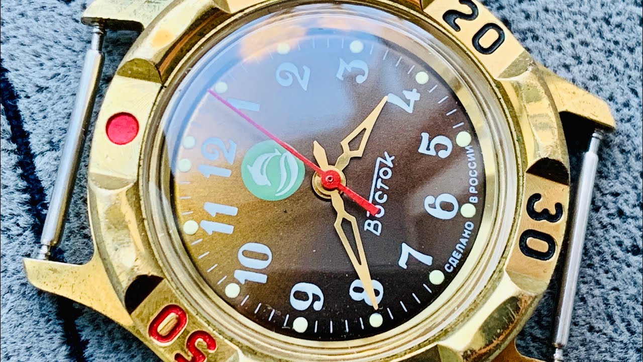 Collectible Watch Vostok komandirskie Dolphin junior case manual winding Chistopol/Wostok amphibian