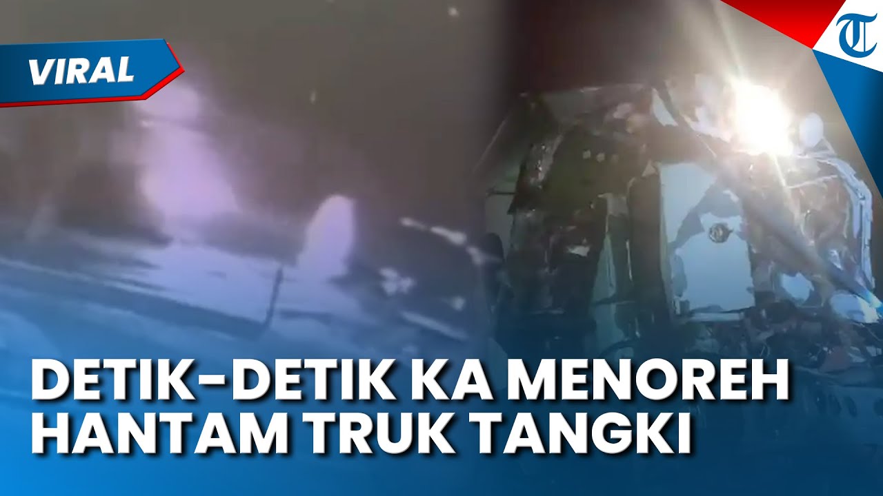 DETIK-DETIK KERETA MENOREH HANTAM TRUK TANGKI di Cirebon, Lokomotif Ringsek, Masinis Selamat