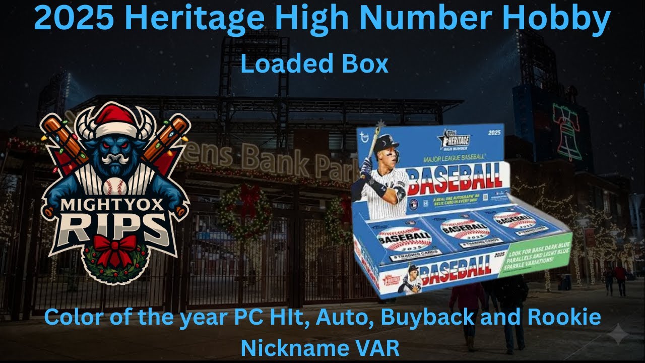 PC HIT, AUTO, NICKNAME VAR - 2025 HERITAGE HIGH NUMBER HOBBY BOX