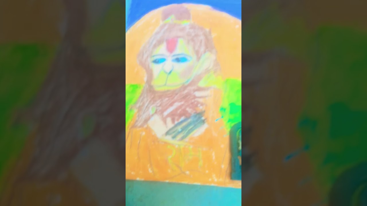 Jay Bajrangbali drawing 