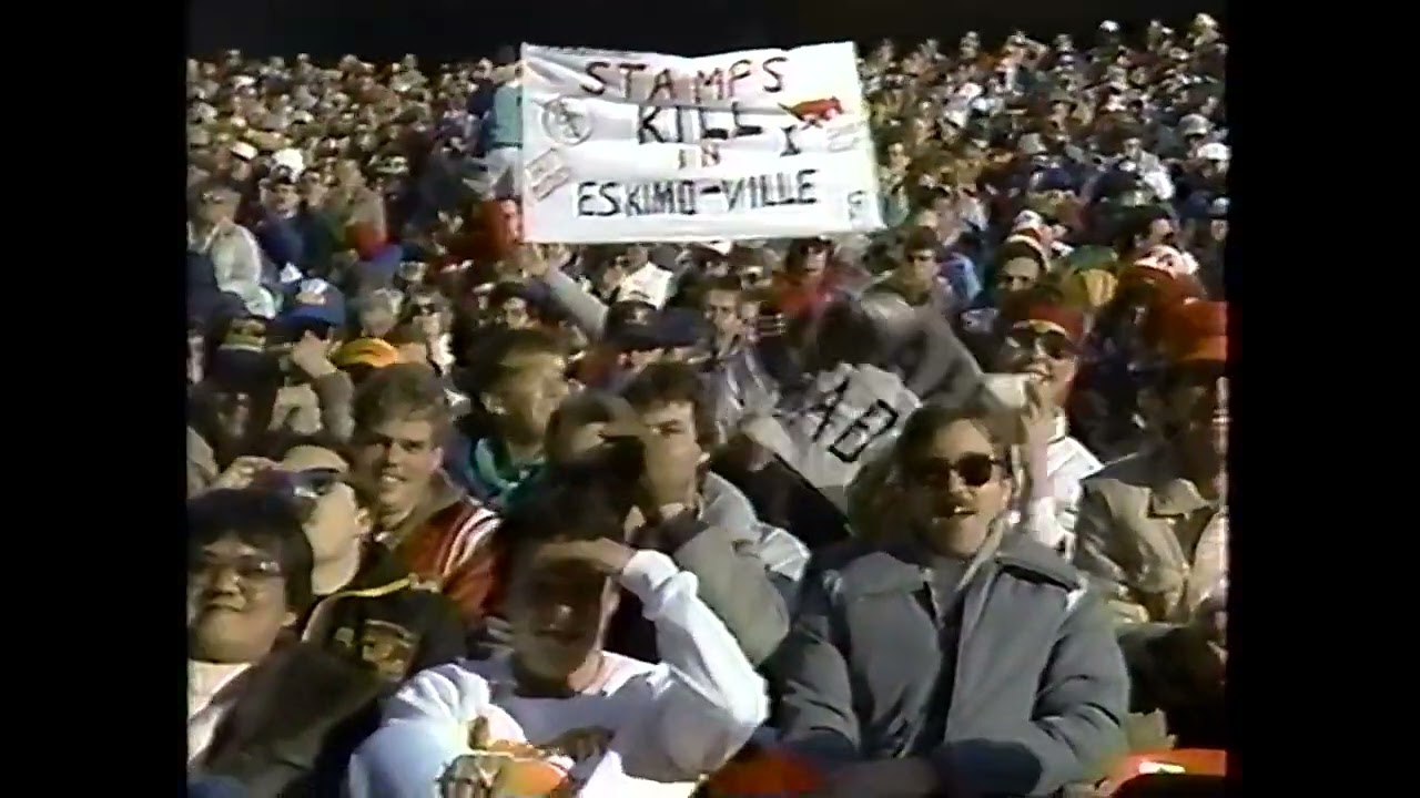 November 15, 1987 - CFL - West Semi-Final - Calgary Stampeders @ Edmonton Eskimos