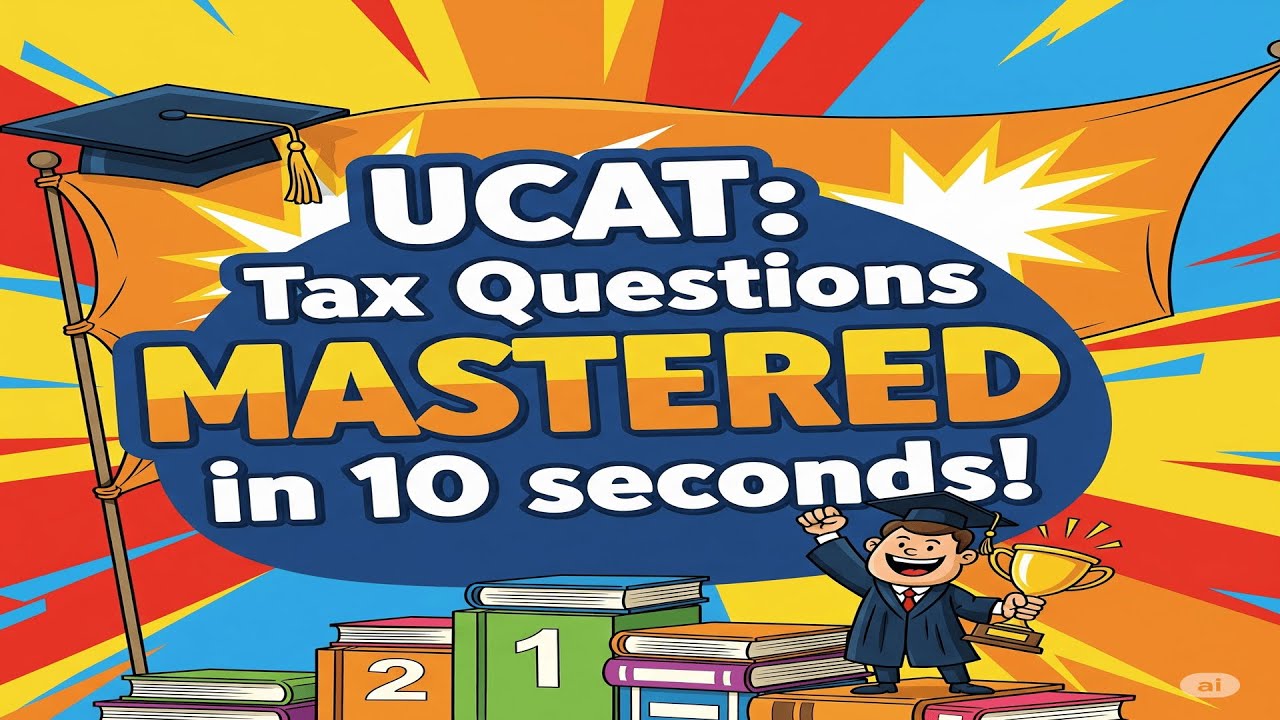 UCAT : TAX Questions Mastered in 10 seconds !!