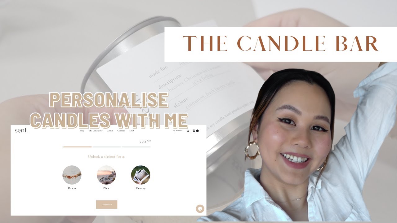 THE CANDLE BAR || How it works + make a personalised candle with me