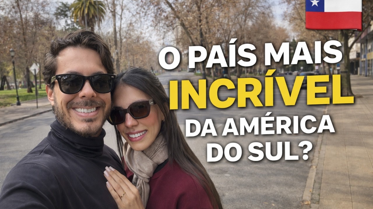 Viagem pra SANTIAGO! A Capital Mais Linda da América do Sul?