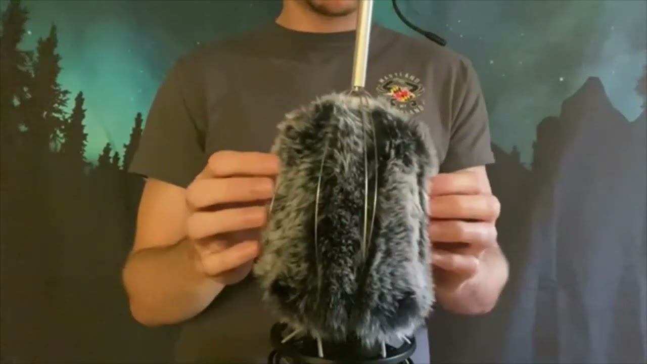 ASMR | Unpredictable Mic Scratching (fluffy and foam mic covers)