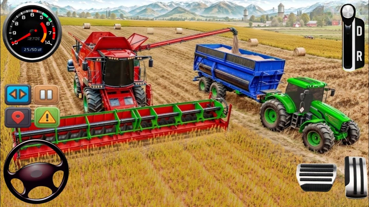 Tractor Farming Simulator 3D - لعبة محاكاة الزراعة ثلاثية الأبعاد - Android GamePlay 