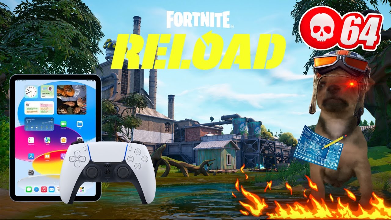 Fortnite Reload on iPad 10th Generation l controller l