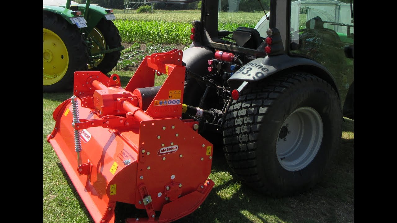 New Tiller - Maschio U 155 behind Agrokid 230