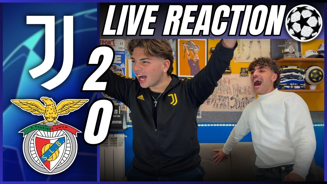⭐️ QUALIFICATI!!! JUVENTUS - BENFICA 2-0 | LIVE REACTION TIFOSI JUVENTINI 
