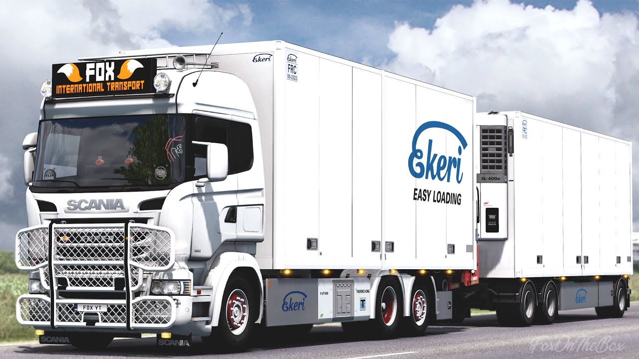 ETS2 1.39 Tandem addon for RJL Scania R & R4 Series | Euro Truck Simulator 2 Mod